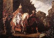 Pieter Lastman The Triumph of Mordechai USA oil painting artist